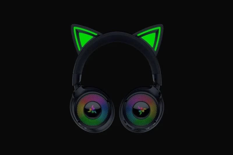 Casti Gaming Head-band Razer Kraken Kitty V3 Pro, Wireless/Wired, negru