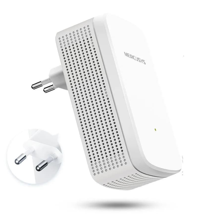 Mercusys Range Extender Wi-Fi 750Mbps, ME20; Standarde wireless: IEEE 802.11a/n/ac 5 GHz, IEEE 802.11b/g/n 2.4 GHz, Dual-Band 2.4 GHz - 2.5 GHz, 5 GHz, Rata semnal: Până la 750 Mbps (433 Mbps pe 5 GHz, 300 Mbps pe 2.4 GHz), Securitate Wireless: WPA-PSK/WPA2-PSK, Interfață: 1x 10/100Mbps RJ45.