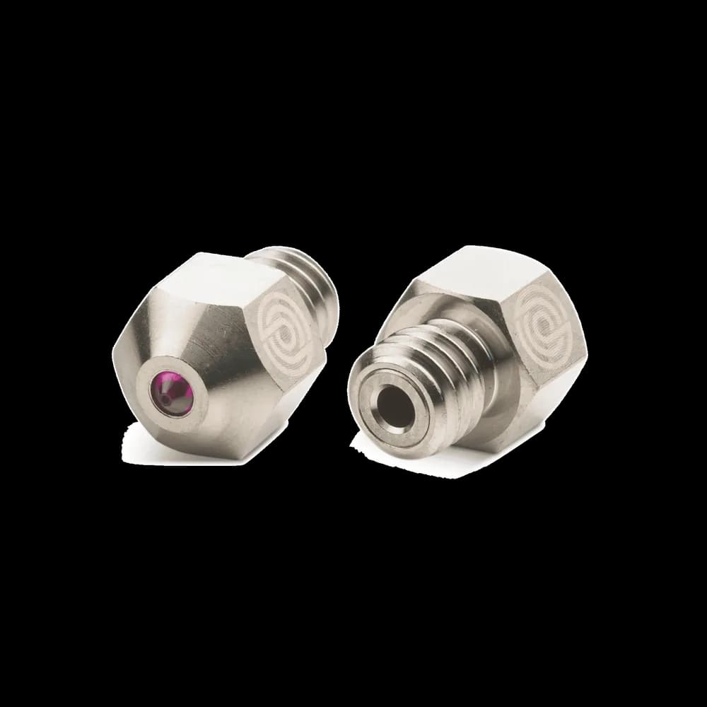 Duză PrimaCreator MK8 Nickel Plated Copper cu Ruby 0,4 mm – 1 buc
