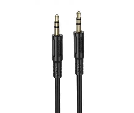 CABLU AUDIO Borofone "BL25", 1 x Jack 3.5mm (T) la 1 x Jack 3.5mm (T), lungime cablu 1m, negru "6941991124754"