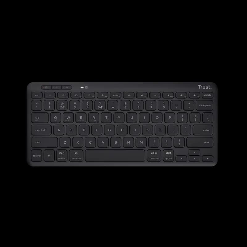 Tastatura TRUST Lyra, Wireless, negru
