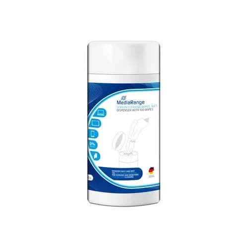MediaRange Screen Cleaning Wipes wer, 100/set "MR720M"