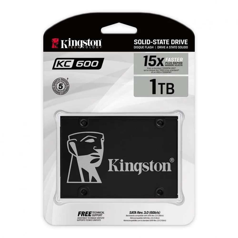 SSD intern Kingston KC600, 1 TB, SATA, 2.5 inch