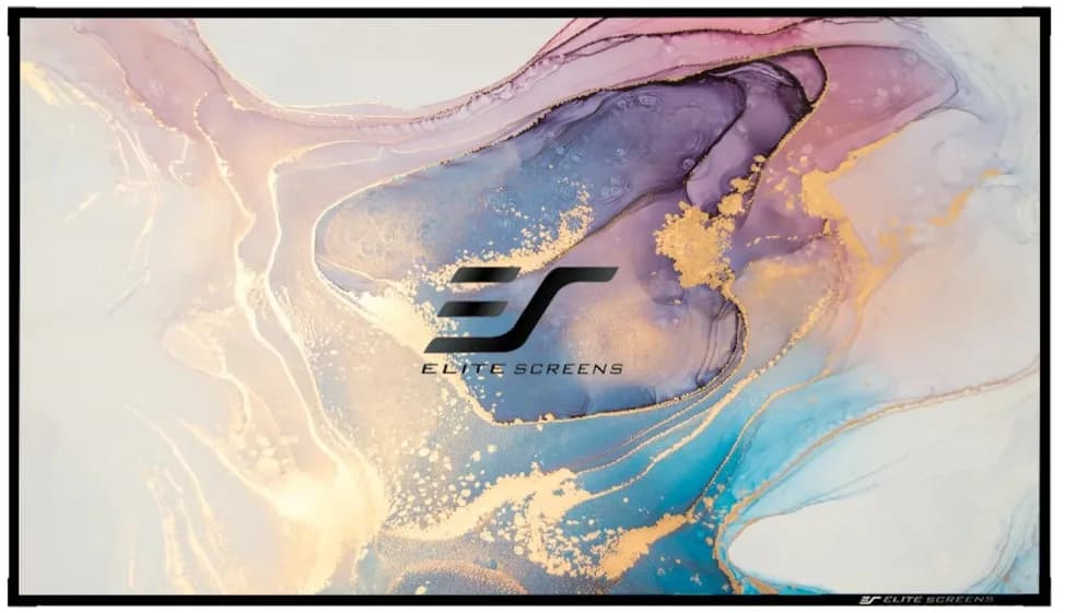 Ecran de proiectie EliteScreens AR120H-CLR3, rama fixa, 266 x 149 cm, Ambient Light Rejecting, ALR ULTRA SHORT