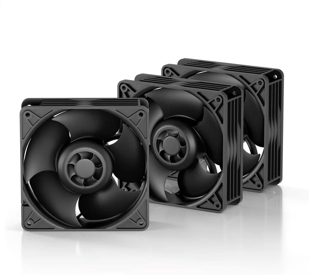 Set 3 ventilatoare Arctic "S12038-4K", 120mm, 600-4000 RPM, FDB, 106 cfm, 4pin, negru, "ACFAN00303A" - 4895213704717