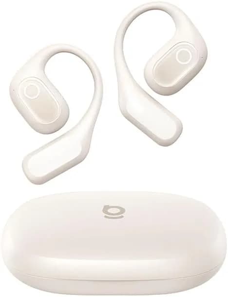 CASTI Baseus Bowie Eli 2i Fit Open-Ear True Wireless, on ear, pt smartphone, microfon pe casca, conectare prin Bluetooth 6.0, alb "A0102603" - 6932172696924