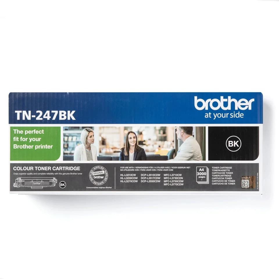 Toner Original Brother Black, TN247BK, pentru HL-L3210|L3270|DCP-L3510|L3550|MFC-L3730|L3770, 3K, "TN247BK"