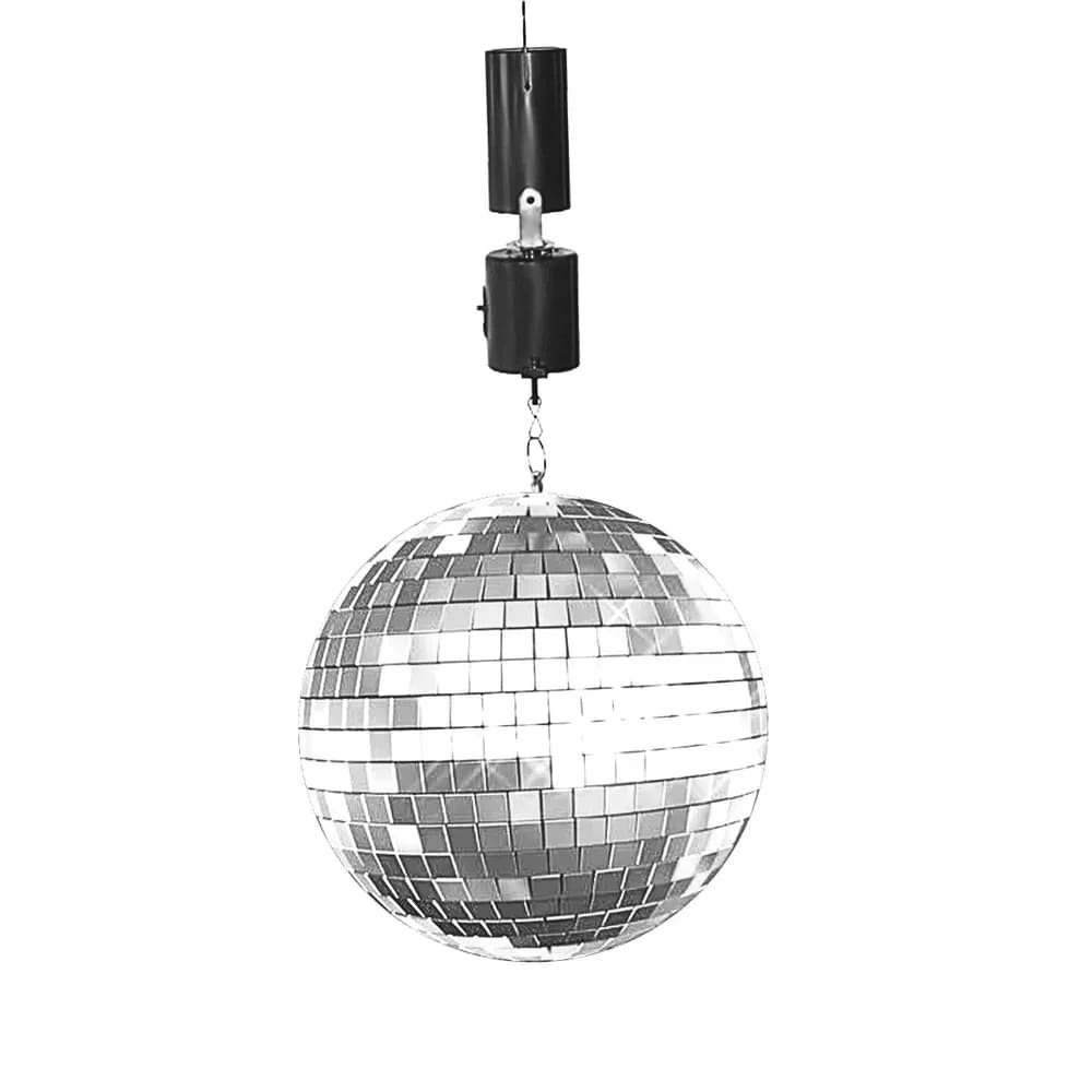 Motor rotativ cu baterii pentru globuri disco