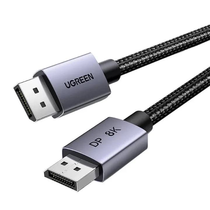 CABLU video Ugreen, "DP120" DP 1.4 (T) la DP 1.4 (T), 8K la 60Hz, lungime 3m, braided, negru "25906" - 6941876229062