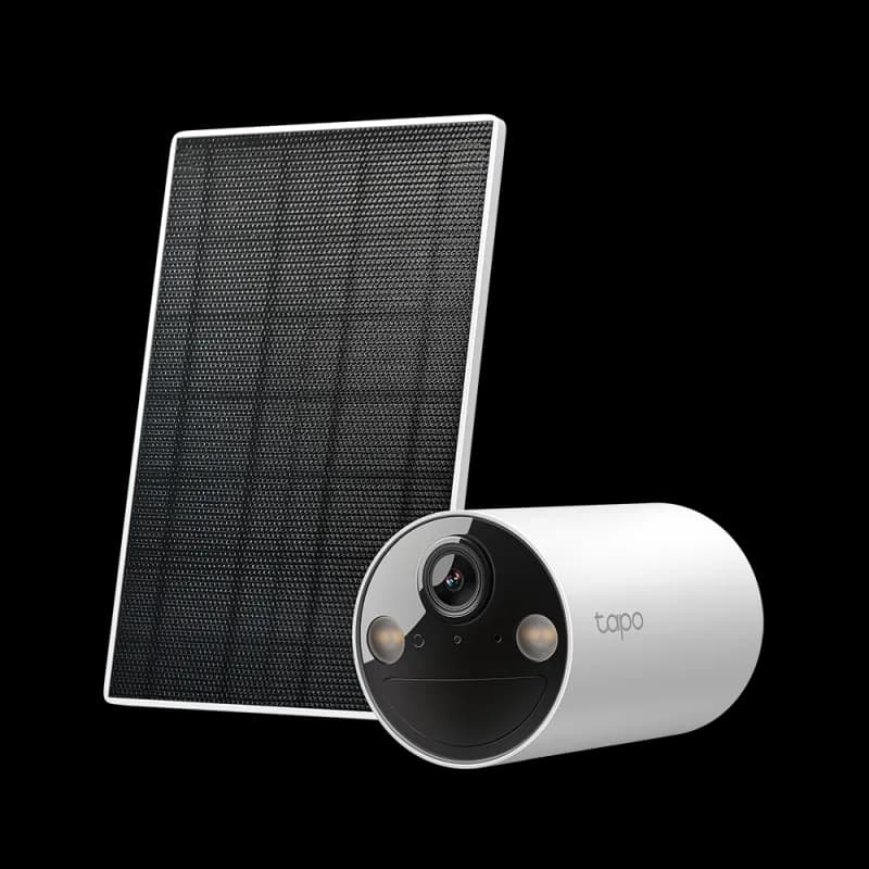 TPL Solar-Powered Security Camera Kit TC82, 1/2.8" Progressive Scan CMOS Starlight Sensor, Focal Length: 3.17 mm, Field of View: 125° (Diagonal), 111°(Horizontal), 56°(Vertical), 2K 3MP (2304 × 1296 px), framte rate 15 fps