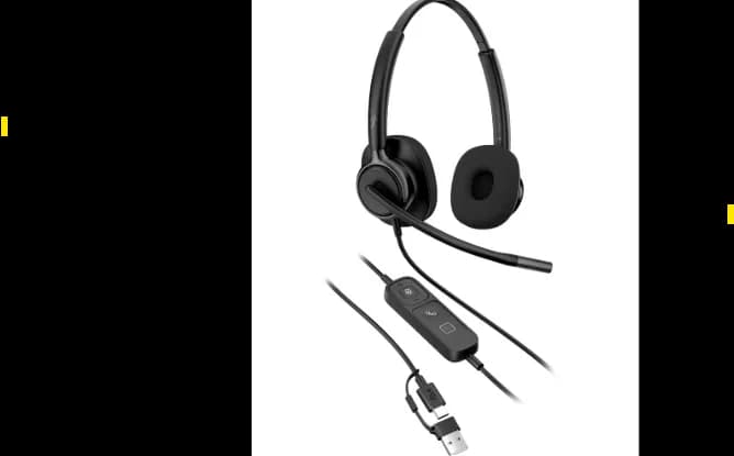 Casti Head-band HP Mission 425, Wired, noise-canceling, negru