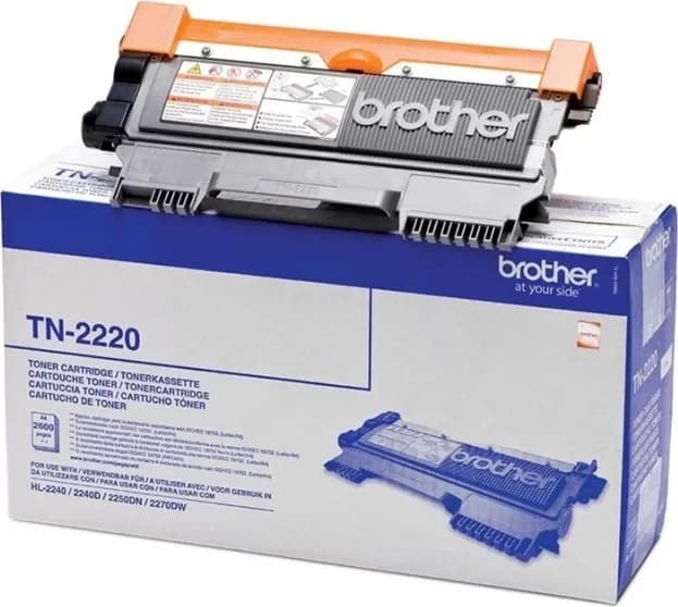 Toner Original Brother Black, TN2220, pentru HL-2240|2250|DCP-7060|7065|7070|MFC-7360|7460|Fax-2845, 2.6K,"TN2220"