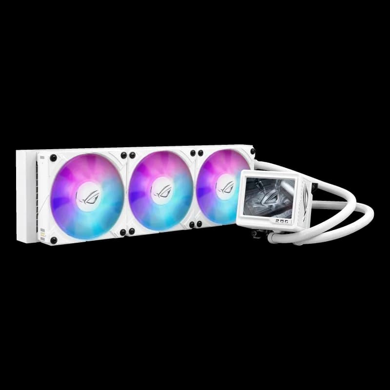 Cooler Procesor ASUS ROG RYUJIN III 360 ARGB EXTREME WHT, Lichid, 12 cm, 3 ventilatoare, aRGB