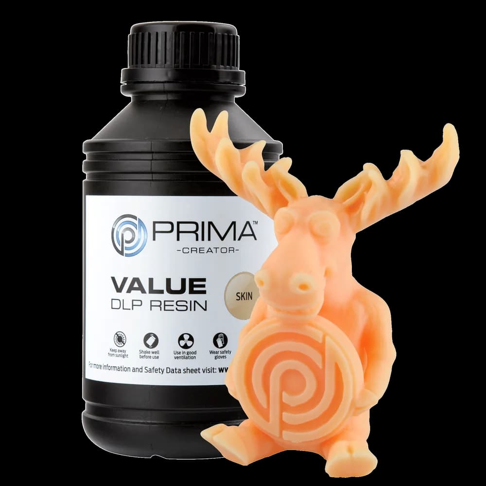 Rășină 3D PrimaCreator Value UV / DLP – 500 g – Skin