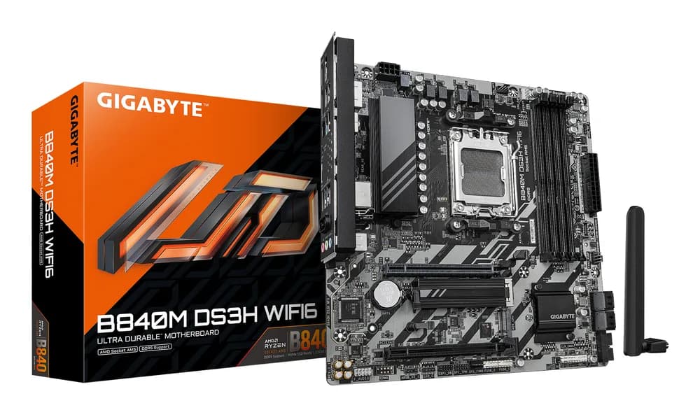 MB AMD B840 SAM5 MATX/B840M DS3H WF6 1.1 GIGABYTE "B840M DS3H WF6 1.1"