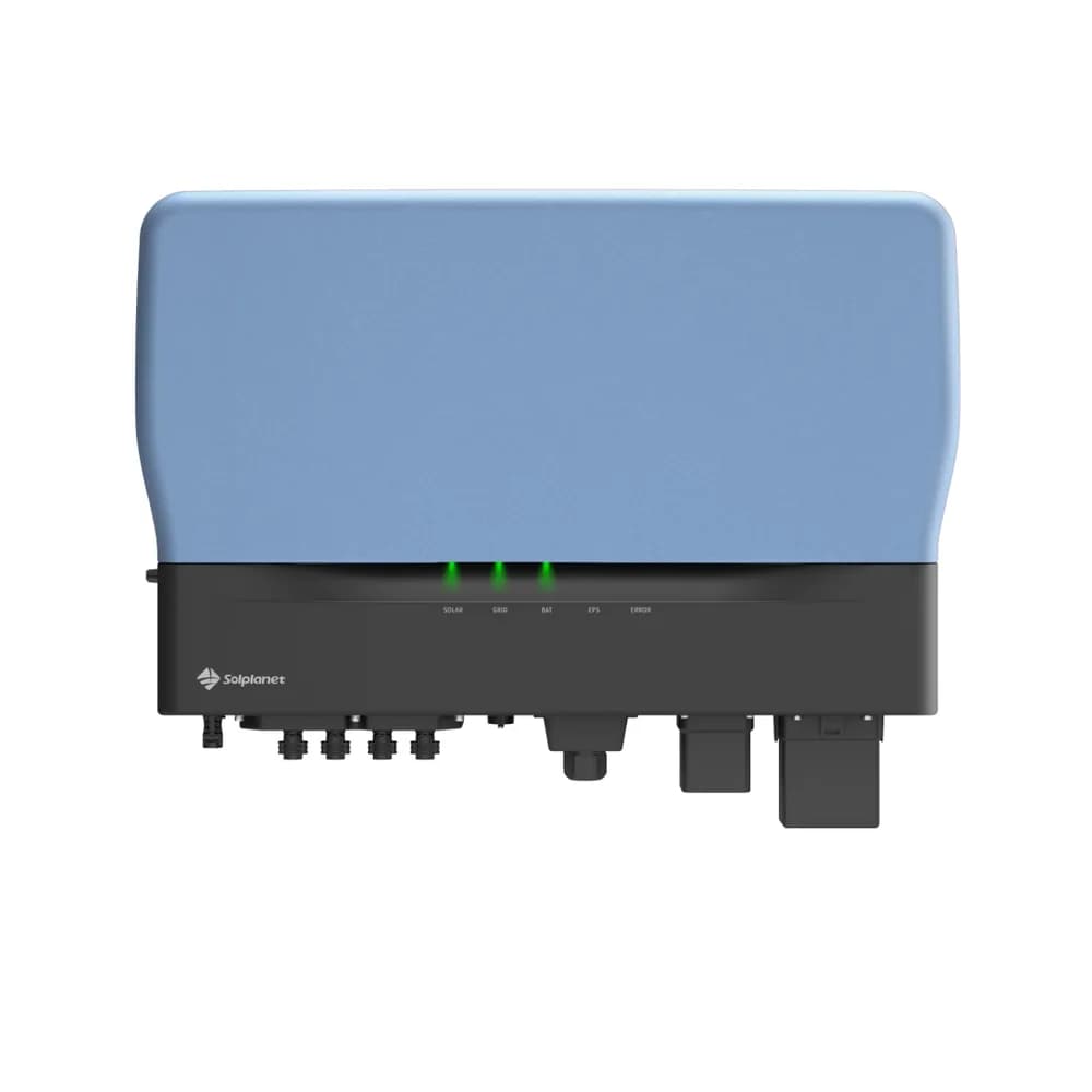 Solplanet hybrid inverter ASW25kH-TH asymmetric AFCI25kW,3P,4MPPT,w/AI dongle LAN/WLAN,40A*4,DC w/SPD,AC w/MOV,DC PV Pot w/Sunclix,DC Bat Pot w/MC4,AC Grid Pot w/CNNT,AC EPS Pot w/Handa,AC GEN Pot w/Handa, AFCI