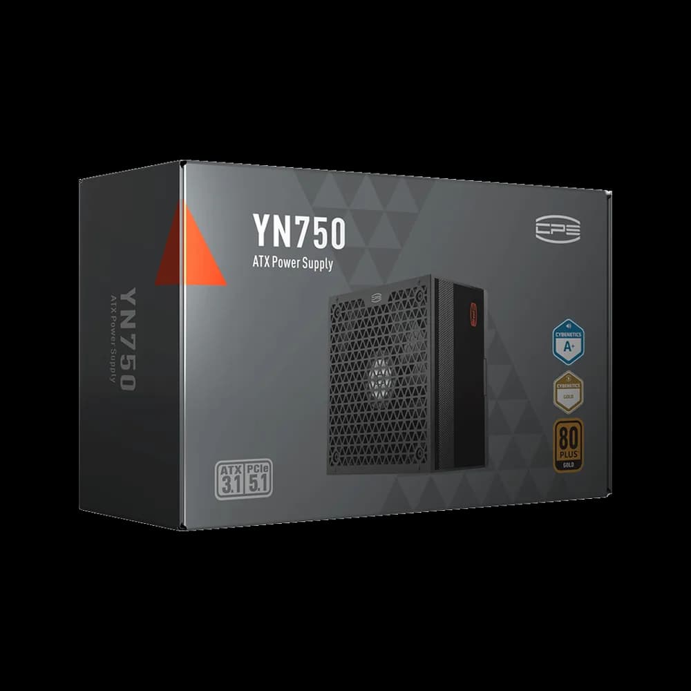 Sursa PCCooler "YN750", 750W, certificare 80 Plus Gold, modular, fan 135mm, negru, "P5-YN750-G1F"