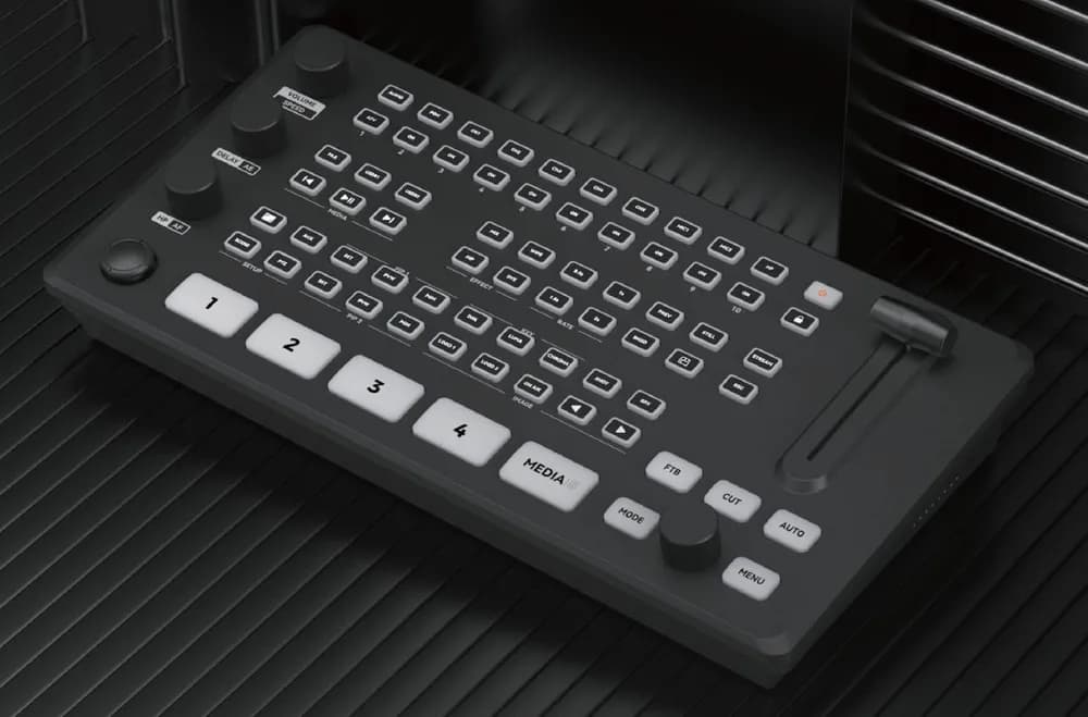 SPROLINK NeoLIVE R5S, Mixer AV 5 Canale = 2 x HDMI + 2 x SDI + IP/UVC, 1080p, pentru Videoconferinta, Transmisiuni Direc