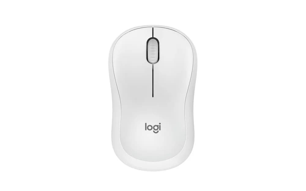 Mouse Wireless Logitech MK240 Silent Wireless, 1000 DPI, Alb