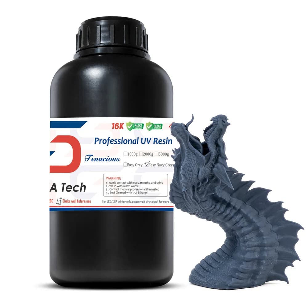 Rășină 3D Siraya Tech – Tenacious Easy Navy Grey – 1KG