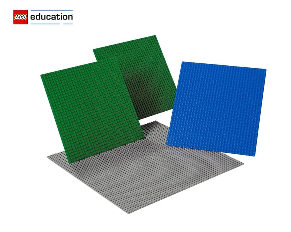9286 LEGO® Education, Set 4 plăci de construcție mari, 4 ani+