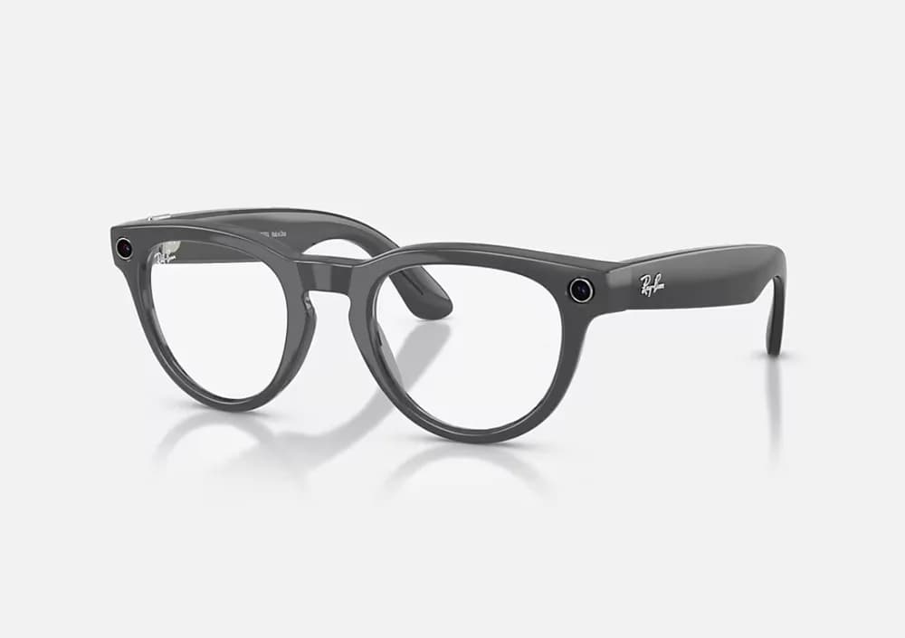 Ray-Ban Meta Headliner Gen 2 AI Glasses Shiny Asteroid Grey/Clear/Emerald Transitions RW4013 6702CE 50
