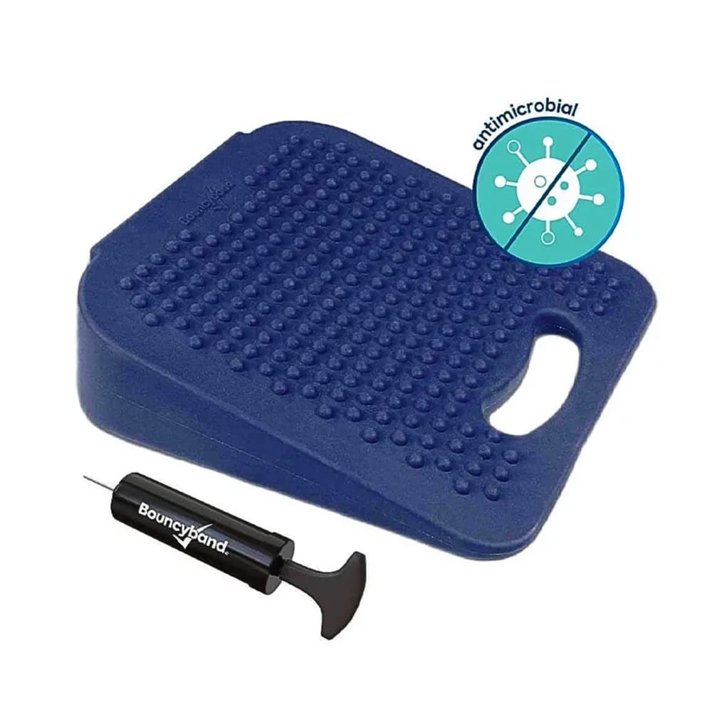 Pernă Senzorială Portabilă Wiggle Wedge 25cm Albastru – Scaun Alternativ Flexibil