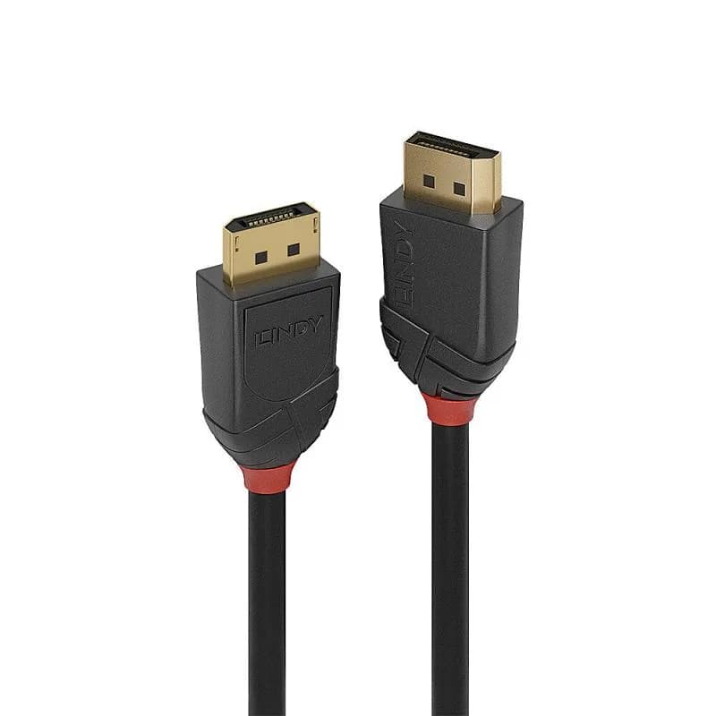 Cablu Lindy DisplayPort 2.1 54G, lungime 3m, Supported Bandwidth: 54Gbps, rezolutie maxima 16360 x 8640 (16K) @ 60Hz, 4:4:4, 10-bit, negru
