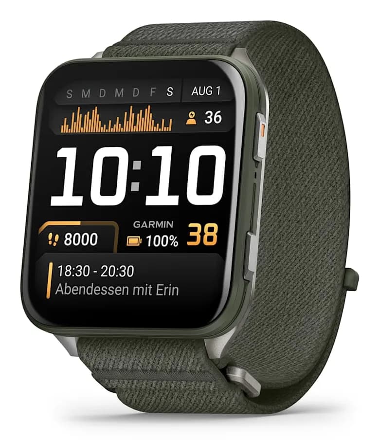 Smartwatch Venu X1 Moss with Titanium Caseback and Moss ComfortFit Nylon Band "010-02980-03"