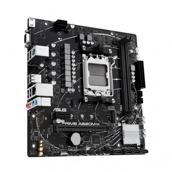 Placa de baza ASUS PRIME A620M-K, Socket AM5, DDR5, Micro-ATX