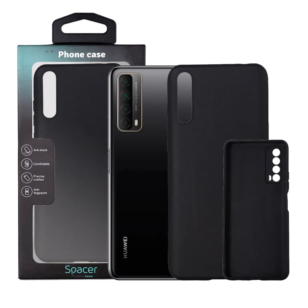 Husa Huawei telefon P Smart S, negru, tip back cover, material flexibil TPU, "SPPC-HU-P-SS-TPU"