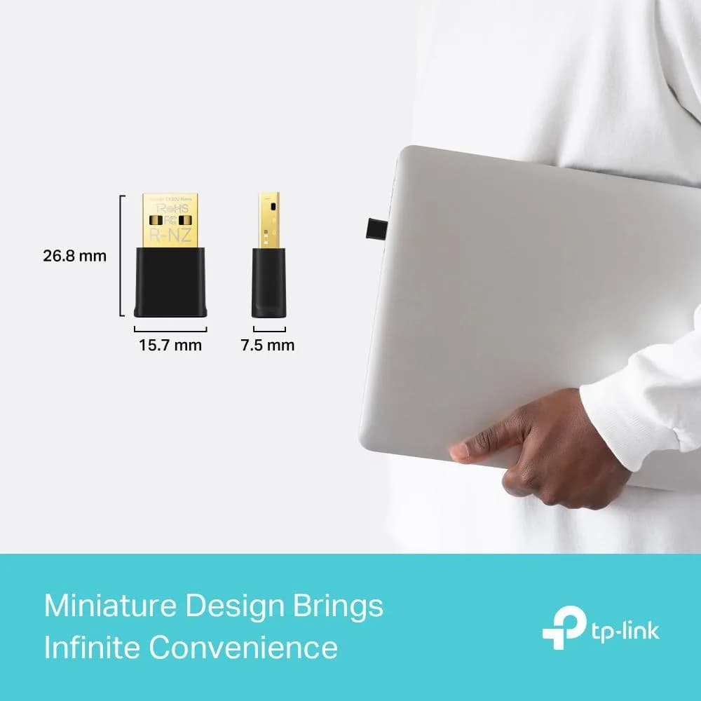Adaptor wireless TP-Link Archer TX20 Nano, WIFI 6, Dual Band