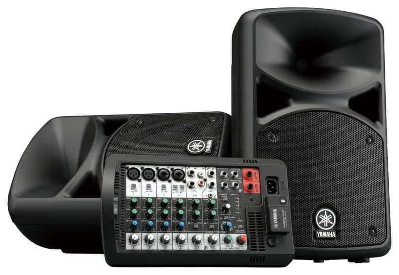 Sistem portabil PA 2x200W YAMAHA STAGEPAS 400BT, Mixer detasabil, Bluetooth