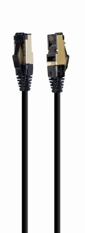 PATCH CORD S/FTP GEMBIRD Cat8., LSZH, cupru, 2 m, negru, AWG27, 2000MHz, dublu ecranat "PP8-LSZHCU-BK-2M"