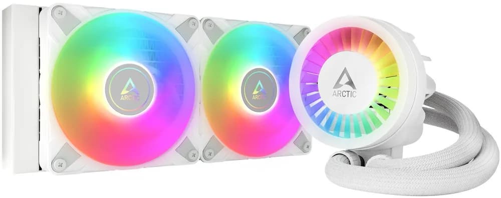 COOLER Arctic "Liquid Freezer III 280ARGB", racire lichid, skt. Intel LGA1700, AMD AM5/AM4,radiator aluminiu, pompa 2800rpm, fan 2x140mm,1900rpm,4-pin PWM,ARGB, alb "ACFRE00151A"