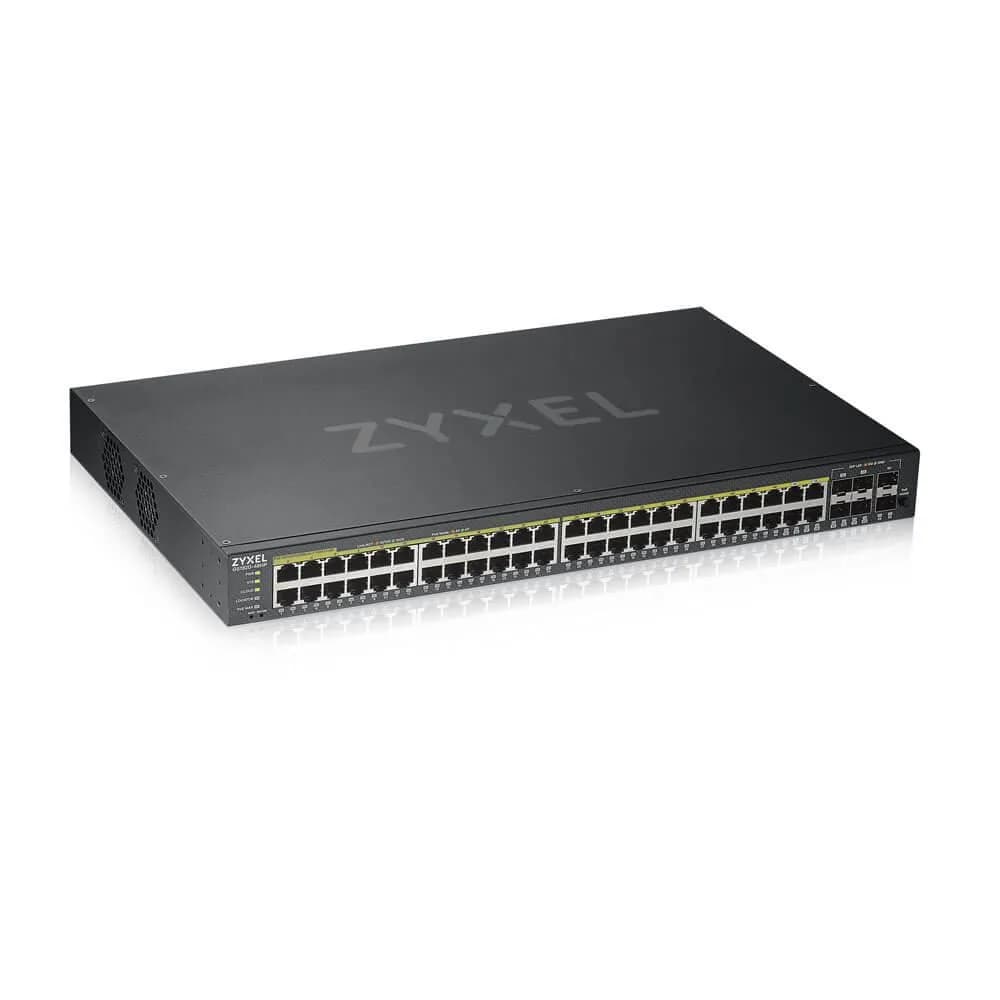 SWITCH PoE ZYXEL, port Gigabit x 48, SFP SFP x 2, managed, rackabil, carcasa metalica, "GS192048HPV2-EU0101F"
