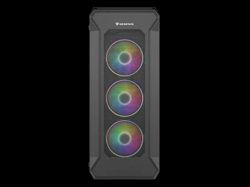 Carcasa GENESIS Irid 505 ARGB, RGB, Mid Tower, Black