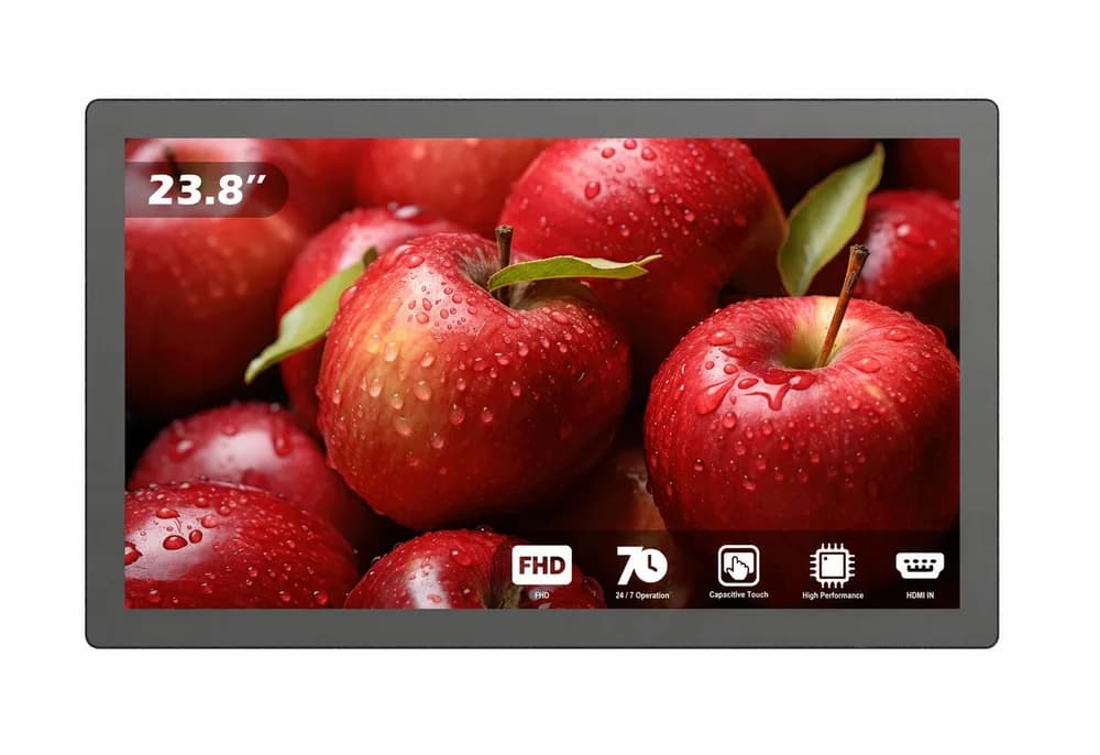 Display Touch EvoBoard 23,8″ – 1920 × 1080 Full HD, PCAP 10 puncte, HDMI IN, fără OS, 24/7, model TP-238B