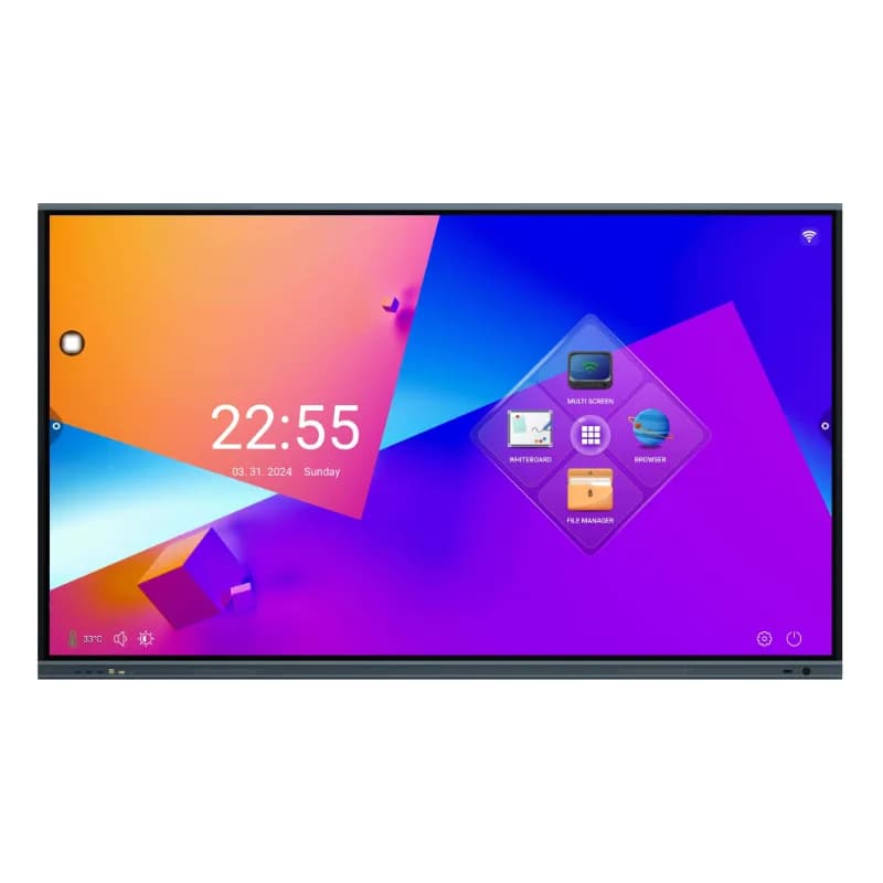 Display interactiv EVOBOARD V100, 65", CPU 8*A55, RAM 8GB, ROM 128GB, 4K, Android 14