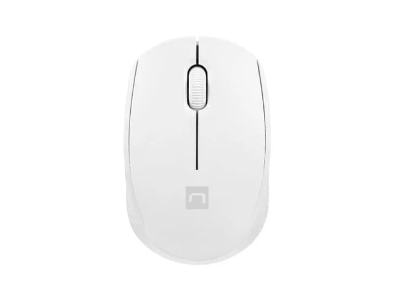 Mouse Wireless NATEC STORK, 1600 dpi, Alb