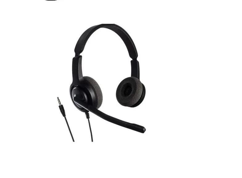 Casti Head-band Axtel Voice 28, Wired, noise-canceling, Negru