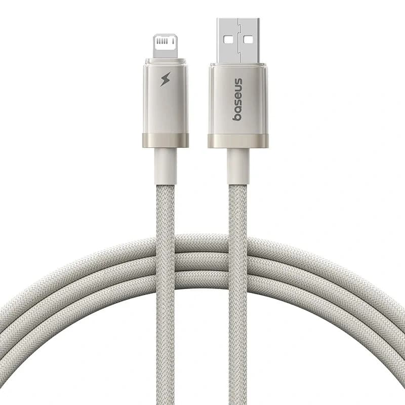 CABLU alimentare si date Baseus Titanium, pt smartphone, USB Type-C la USB Type-C 100W, braided, 1m, galben "P10378100G21-00" - 6932172669584