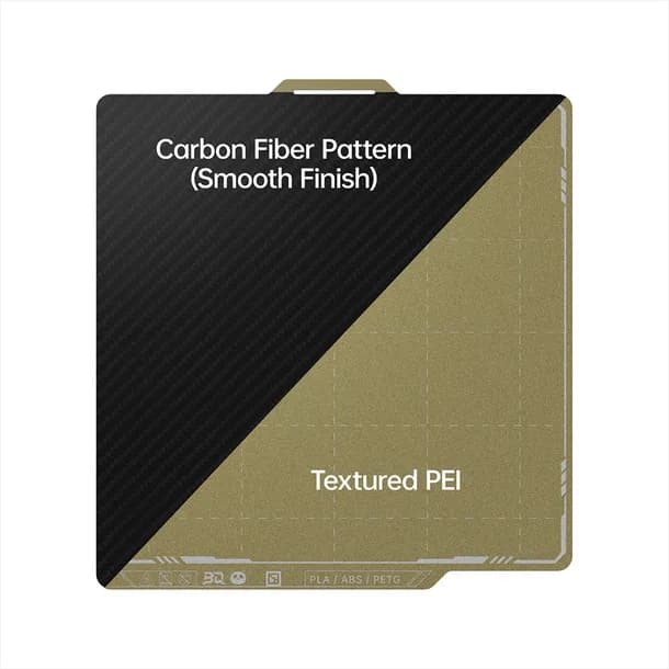 Placă de printare BIQU Panda pentru Bambu Lab – Textured PEI x Smooth PET