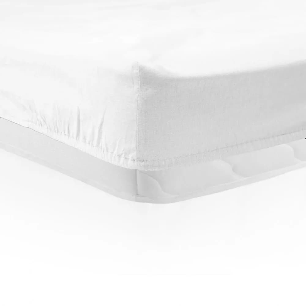 CEARCEAF PAT CU ELASTIC 180X200 CM ALB