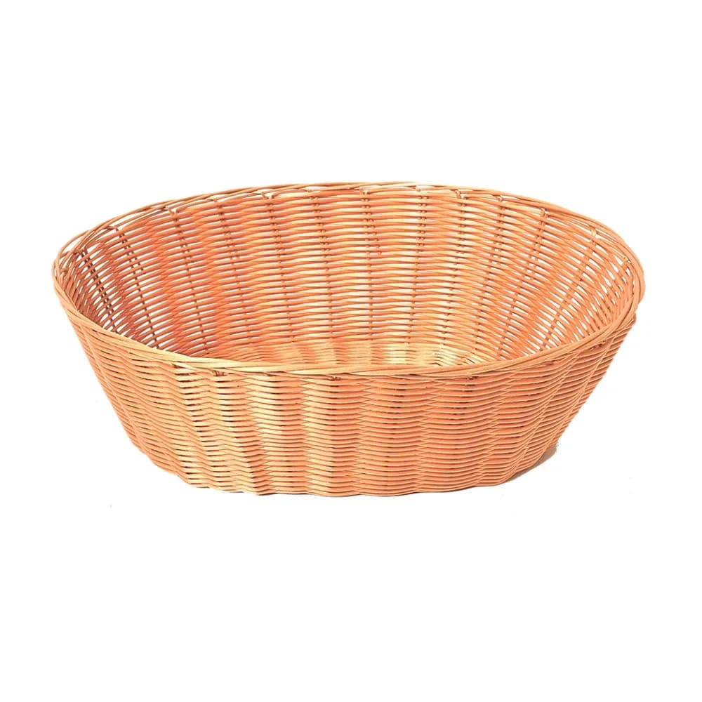 Coș mare din plastic tip răchită