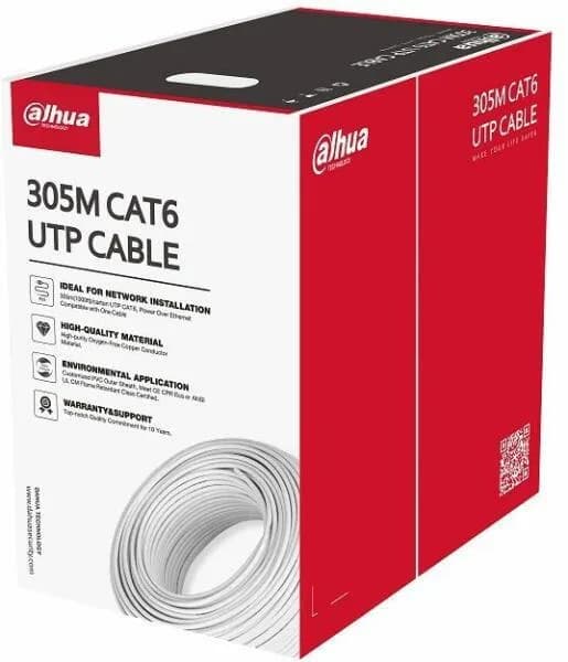 CABLU UTP CAT6 305M CUPRU "DH-PFM920I-6UN-C"