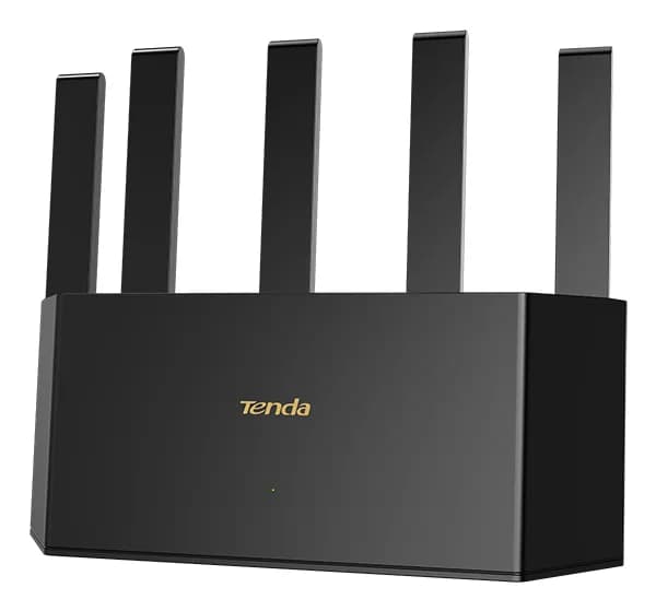 ROUTER Tenda wireless BE5100, Wi-Fi 7 Dual-Band 2.4 / 5 Ghz, de pana la 5100 Mbps 1 × port WAN 2.5 Gigabit, 3 × LAN Gigabit, negru"TE6L Pro"