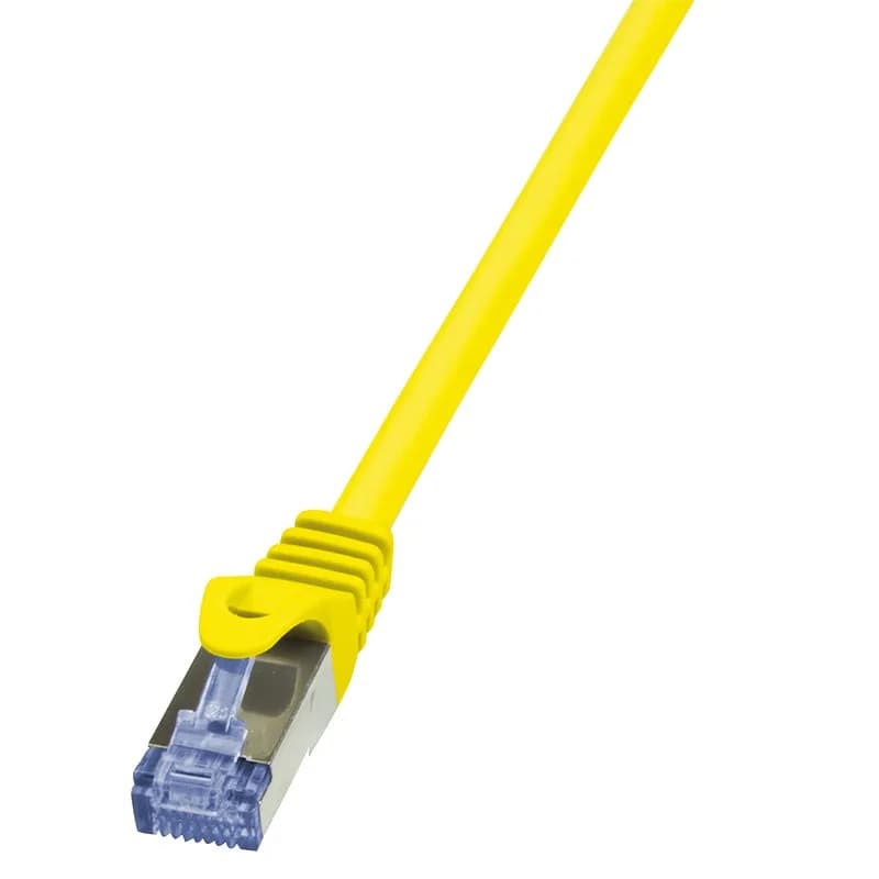 PATCH CORD S/FTP LOGILINK Cat6a, LSZH, cupru, 10 m, galben, AWG26, dublu ecranat "CQ3097S"