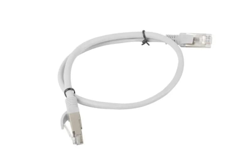 Patch cord Cat.6 UTP 0,5 m gri, Fluke Passed