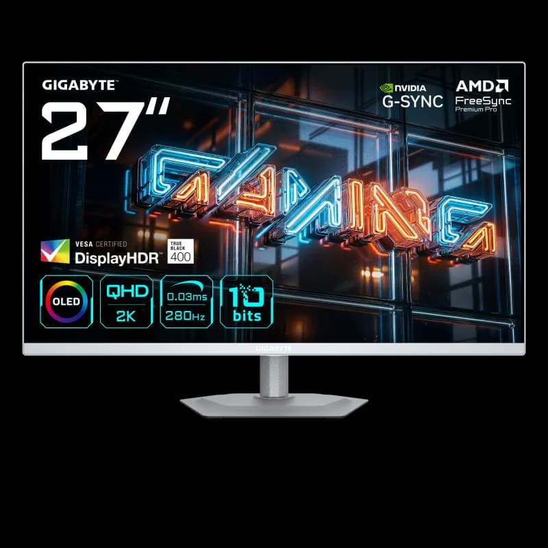 Monitor Gaming GIGABYTE MO27Q2A ICE, 27", 2560 x 1440 pixeli, Black